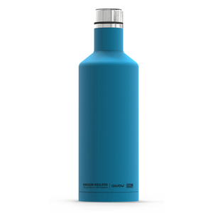 Термобутылка Asobu Times square (0,45 литра), голубая, фото 1