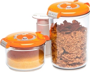 Контейнеры для вакуумных упаковщиков STATUS, набор VAC-RD-Round Orange, фото 1