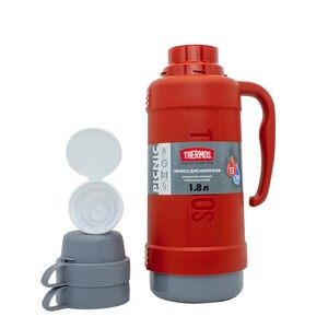 Термос THERMOS PICNIC 40 Series со стеклянной колбой 1.8л (красный), фото 3