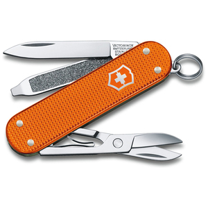 Нож-брелок Victorinox Classic Alox LE 2021, 58 мм, 5 функций, алюминиевая рукоять, оранжевый, фото 1