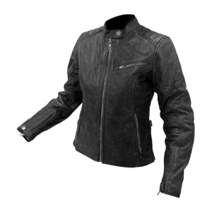 Мотокуртка MCP кожаная классическая женская CRISPY LADY, фото 2