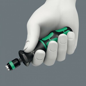 Отвёртка-битодержатель динамометрическая, WERA 7461 Pre-Set Kraftform1.2 Нм, для серийных операций, патрон Rapidaptor, 1/4" D6.3/F6.3, фото 4