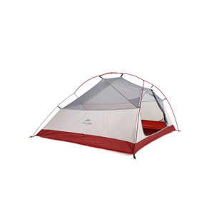 Палатка Naturehike Cloud Up NH18T030-T 20D трехместная сверхлегкая с ковриком, светло-серый, 6927595730614, фото 5
