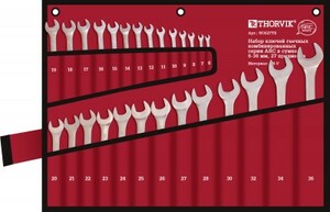 Набор ключей гаечных комбинированных Thorvik серии ARC в сумке,  6-36 мм, 27 предметов, фото 1