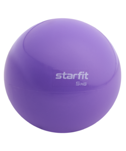 Медбол Starfit GB-703, 5 кг, фиолетовый пастель