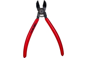 Бокорезы для пластика, губки 45°, пружина, 160 мм, обливные ручки KNIPEX KN-7211160, фото 2