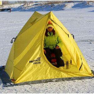 Палатка зимняя двускатная DELTA yellow (HS-ISD-Y) Helios, фото 2