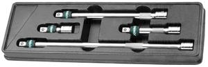 JONNESWAY S60H4304S Набор удлинителей 1/2"DR с фиксатором, 75-375 мм, 4 предмета