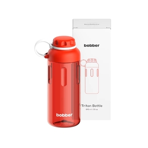 Бутылка для воды BOBBER 0.89 л Tritan Bottle-890 Cayenne Red (красный), фото 3