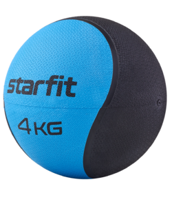 Медбол высокой плотности Starfit GB-702, 4 кг, синий, фото 2