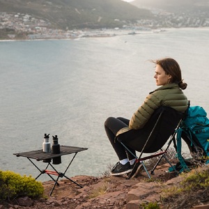 Стол туристический Naturehike FT07 алюминиевый, быстросборный, 59х40х39 см, складной, черный NH19Z027-Z-B, фото 4