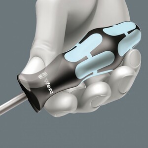 Набор отвёрток WERA, нерж. + подставка, 6 пр., PH 1x80/2x100, SL 0.5x3x80/0.8x4x100/1x5.5x125/1.2x6.5x150 3334/6, фото 3