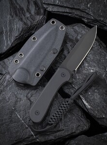 Нож CIVIVI Fixed Blade Elementum сталь D2, рукоять G10 черная, фото 13