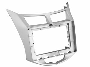 Рамка InCar для UMS HYUNDAI Solaris 2011-2017, 10" SILVER, фото 2