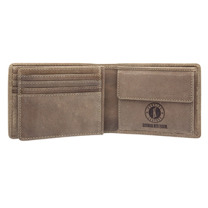Бумажник Klondike Tony, коричневый, 12x9 см, фото 3