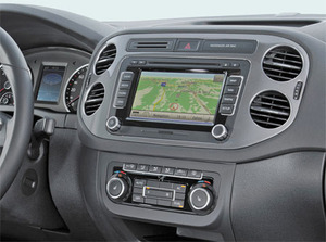 Рамка Incar для UMS VW Tiguan 2011-2016 SILVER, 9", фото 5