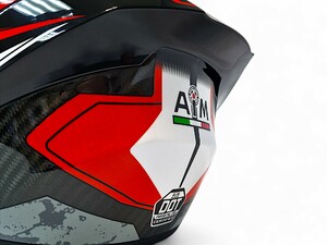 Шлем AiM RH360 Carbon Battle Red S, фото 9