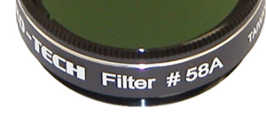 Светофильтр Sky-Watcher № 58, темно-зеленый, фото 2