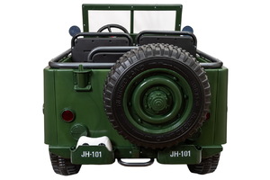 Детский электромобиль Джип ToyLand Jeep Willys YKE 4137 Army green, фото 8
