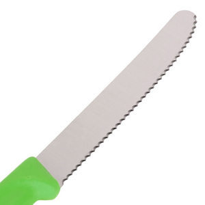 Нож Victorinox для томатов и сосисок, лезвие 11 см волнистое, зеленый, фото 2