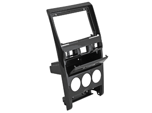 Рамка InCar для UMS LADA Priora 2010-2014, 9" BLACK royal (тип6 карман с крышкой), фото 2