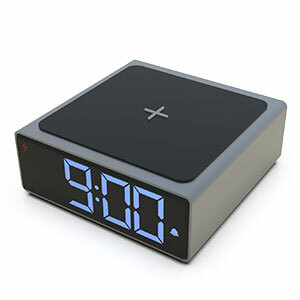 Часы-будильник RITMIX RRC-900Qi Grey, фото 1