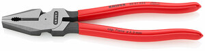 Плоскогубцы комбинированные особой мощности, 225 мм, фосфатированные, обливные ручки KNIPEX KN-0201225, фото 1
