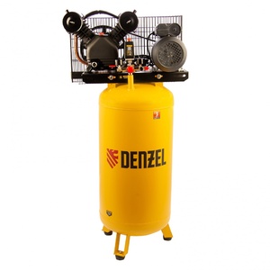 Компрессор воздушный BCV2200/100V, ременный привод , 2.3 кВт, 100 литров, 440 л/мин Denzel, фото 1