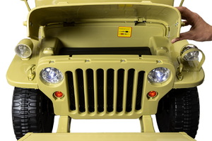 Детский электромобиль Джип ToyLand Jeep Willys YKE 4137 Matcha