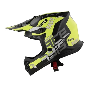 Шлем детский Acerbis PROFILE JUNIOR глянцевый Black/Yellow-Fluo S (47-48), фото 5