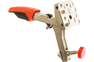 Зажим BESSEY вертикальный с коленчатым рычагом, 2.5 кН, с открытым плечом и горизонтальным основанием 40 STC-VH50, фото 2