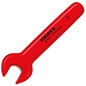 Ключ гаечный рожковый Knipex VDE, 17 мм, длина 155 мм, диэлектрический, фото 2