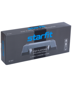 Степ-платформа Starfit SP-301 70х28х22 см, 2-уровневая, фото 6