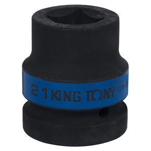 Головка торцевая ударная четырехгранная 1", 21 мм, футорочная KING TONY 851421M, фото 1