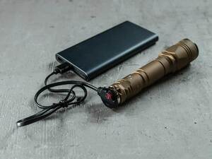 Фонарь тактический Armytek Dobermann Pro Magnet USB Sand, теплый свет, ремешок, чехол, аккумулятор (F07501WS), фото 3