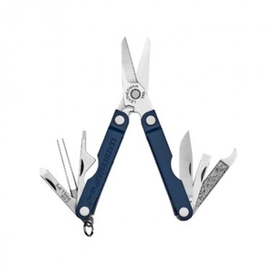 Мультитул LEATHERMAN Micra NAVY 10 инстр., 4,1/6,5 см, без чехла, фото 1