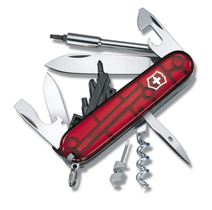 Нож Victorinox CyberTool, 91 мм, 29 функций, полупрозрачный красный