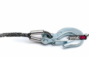 Трос синтетический OffroadTeam Professional 6,3мм х 15м, с крюком, фото 3