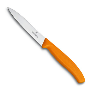 Нож Victorinox для очистки овощей, лезвие 10 см, оранжевый, фото 1