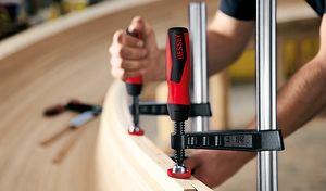 Струбцина BESSEY   чугунная 300/140, 6 кН, 2К ручка TG30-2K, фото 2