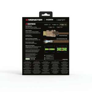 HDMI Кабель, Monster Cable Mseries M2000, 4K, UHD, 1.5m, фото 4