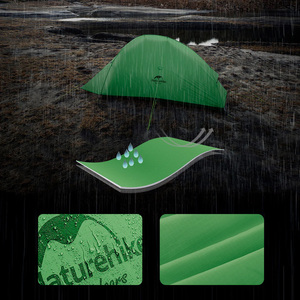 Палатка Naturehike Сloud Up CNK2450WS032 210T одноместная зелёная,6927595798614, фото 8