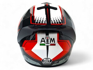 Шлем AiM RH360 Carbon Battle Red S, фото 3