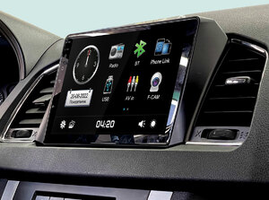 UAZ Patriot 13+ для комплектации автомобиля без кнопок рулевого управления (CITY Incar ADF-4401) Bluetooth, 2.5D экран, CarPlay и Android Auto, 9 дюймов, фото 2