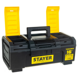 Пластиковый ящик для инструментов STAYER TOOLBOX-16 390 х 210 х 160  38167-16, фото 2