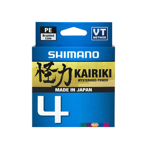 Леска плетёная SHIMANO Kairiki 4 PE 150 м разноцвет. 0.06 мм 4.4 кг, фото 1