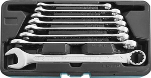 JONNESWAY W84108S Набор ключей гаечных комбинированных с профилем SUPER TECH в кейсе, 8-19 мм, 8 предметов, фото 1