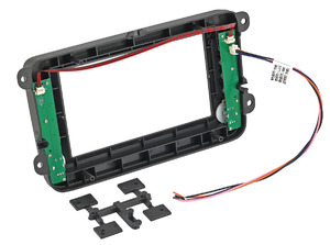 Рамка Incar для UMS VW Golf 5, Polo new, Amarok, Touran, Jetta, Passat B6, B7, Caddy, Tiguan, 7" (Original style), фото 3