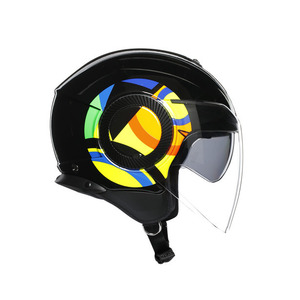 Шлем AGV ORBYT TOP Sun&Moon 46 Black XS, фото 6