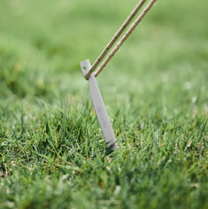 Колышки Naturehike алюминиевые (8 шт.) 20 см, серебристые, V-образные CNK2300ZP016-SL, фото 2